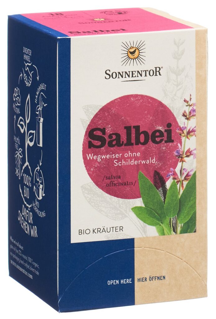 SONNENTOR thé sauge BIO sach 18 pce