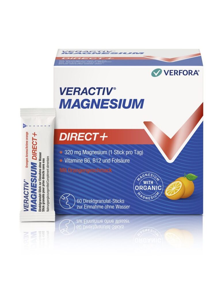 VERACTIV Magnesium Direct+ orange stick 60 pce