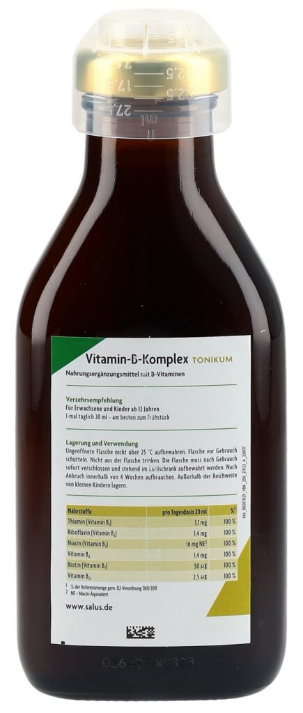 SALUS Complexe de vitamines B tonique fl 250 ml