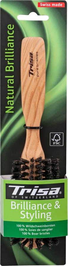 TRISA Natural Brilliance brosse chev demi-ronde