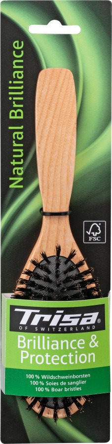 TRISA Natural Brilliance brosse chev soies pures