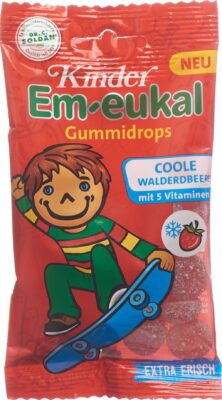SOLDAN EM-EUKAL Enfants Gumdrops fraise b-mi 75 g