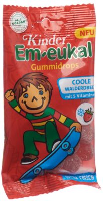 SOLDAN EM-EUKAL Enfants Gumdrops fraise b-mi 75 g