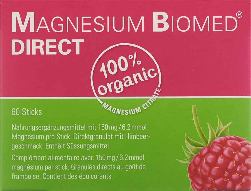MAGNESIUM BIOMED direct gran stick 60 pce