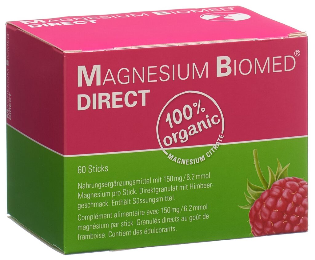 MAGNESIUM BIOMED direct gran stick 60 pce
