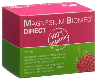 MAGNESIUM BIOMED direct gran stick 60 pce