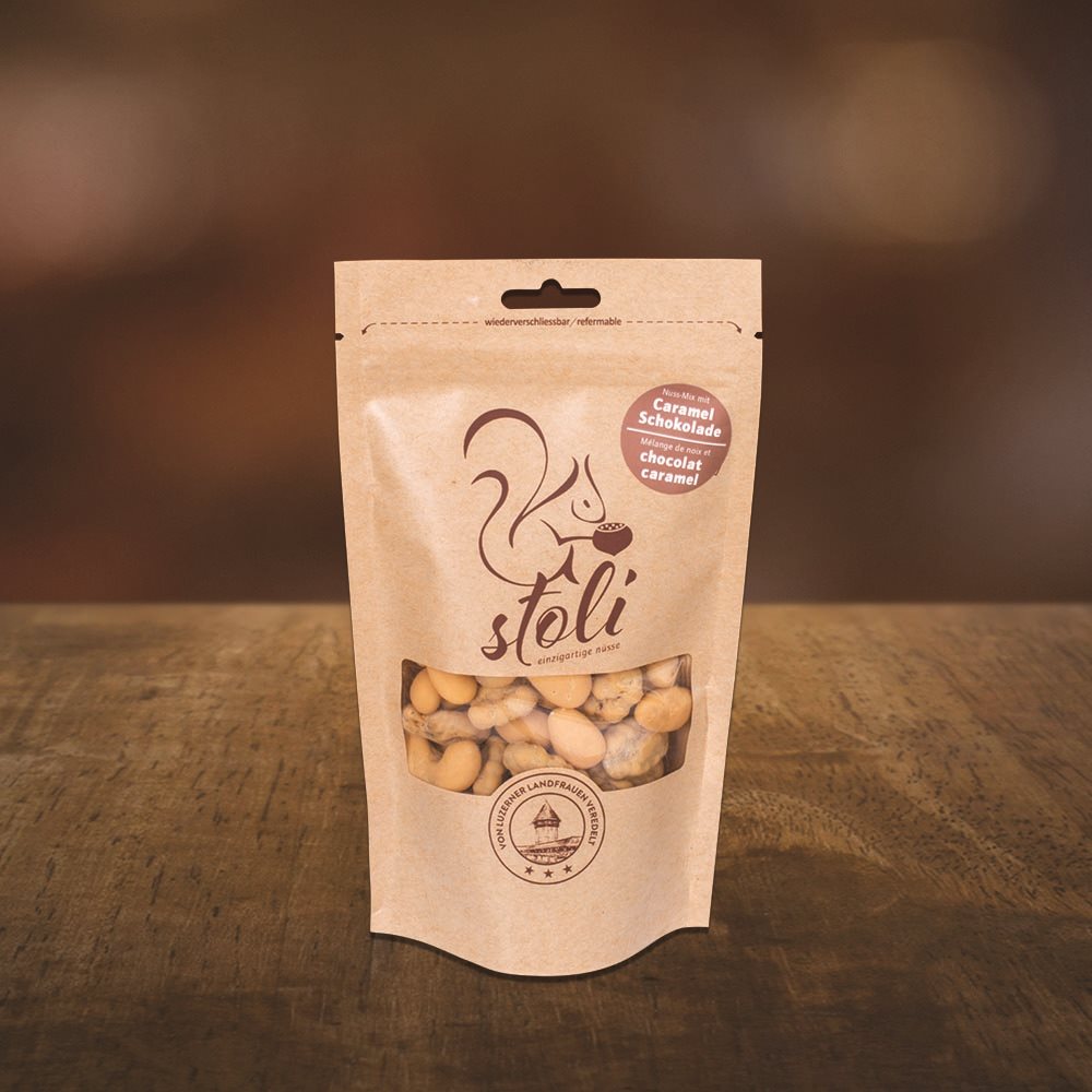 STOLI mélange noix avec caramel chocolat 175 g
