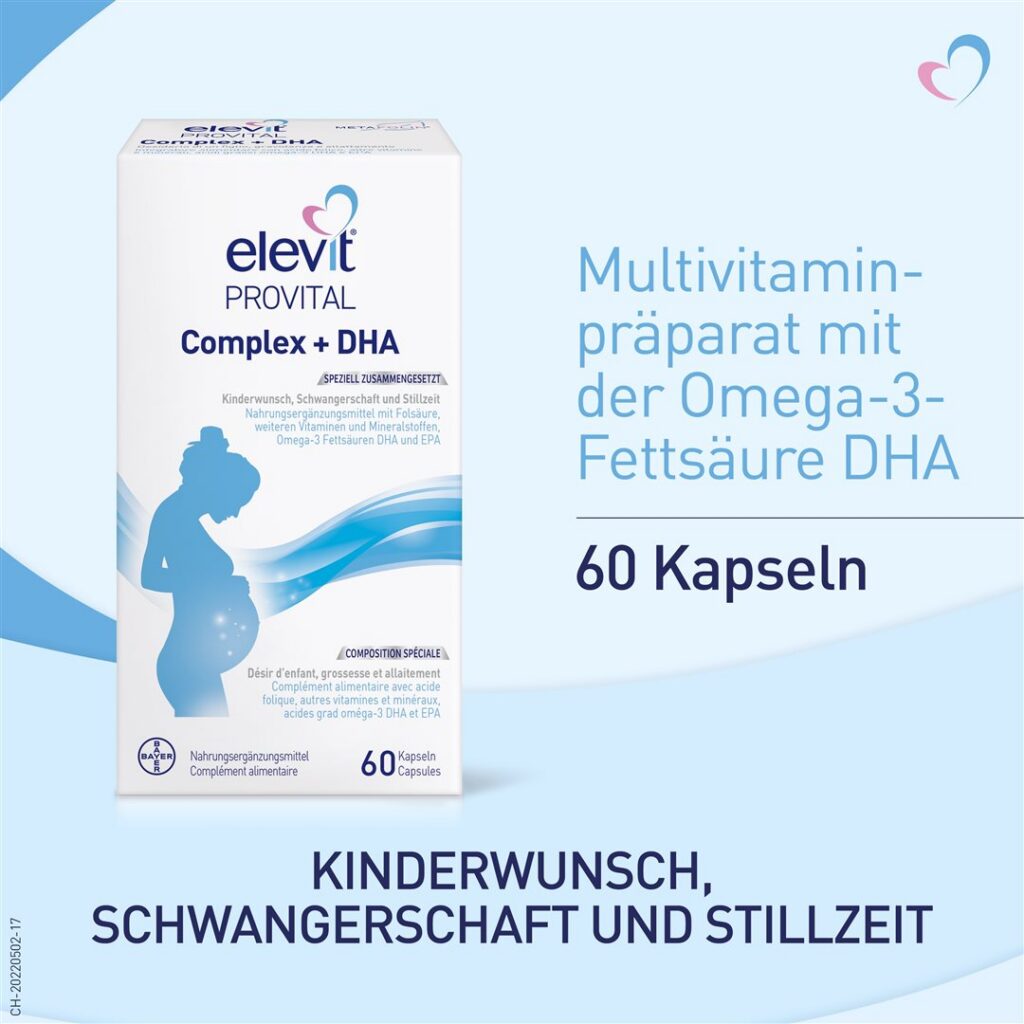 ELEVIT Provital Complex + DHA caps 60 pce