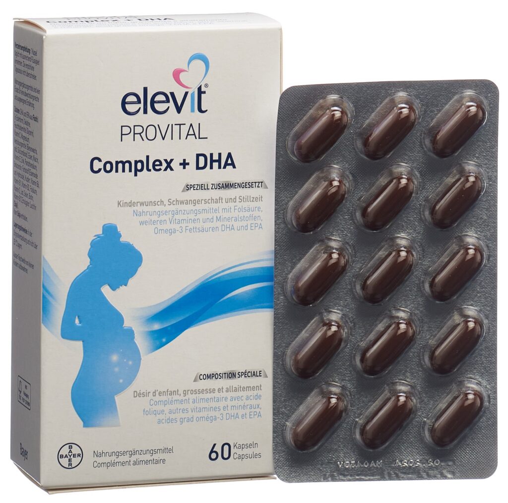 ELEVIT Provital Complex + DHA caps 60 pce