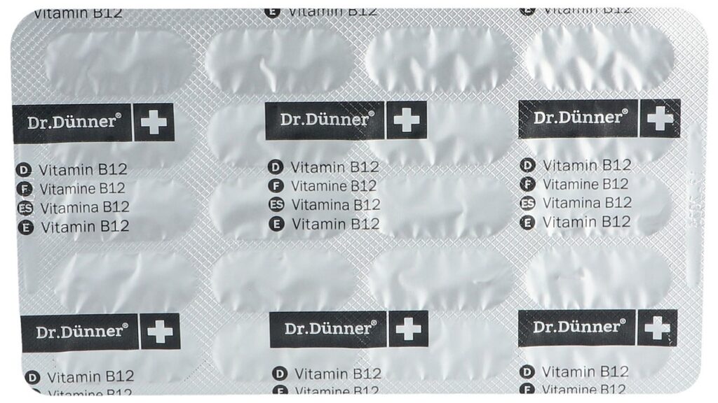 DÜNNER vitamin B12 vegan caps 40 pce
