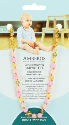 AMBEROS collier amb natu pier préc baro le pi ja