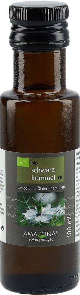 AMAZONAS huile cumin noir 100 % bio Egypte 100 ml