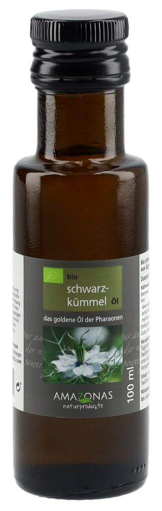 AMAZONAS huile cumin noir 100 % bio Egypte 100 ml