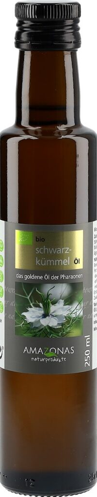 AMAZONAS huile cumin noir 100 % bio Egypte 250 ml