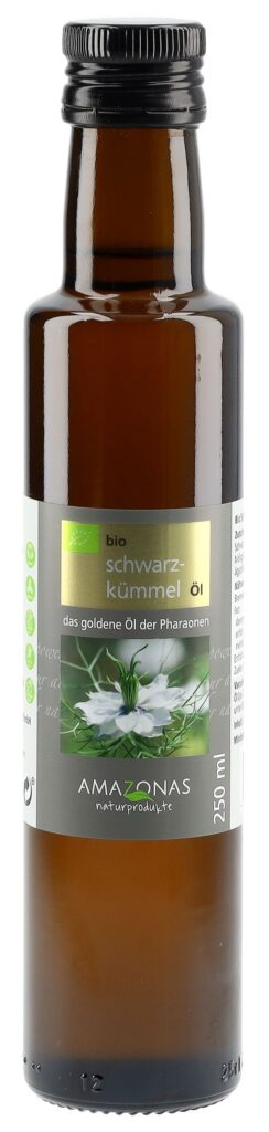 AMAZONAS huile cumin noir 100 % bio Egypte 250 ml