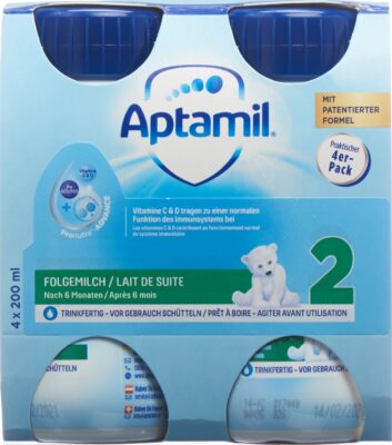 APTAMIL 2 PB DE 4 x 200 ml