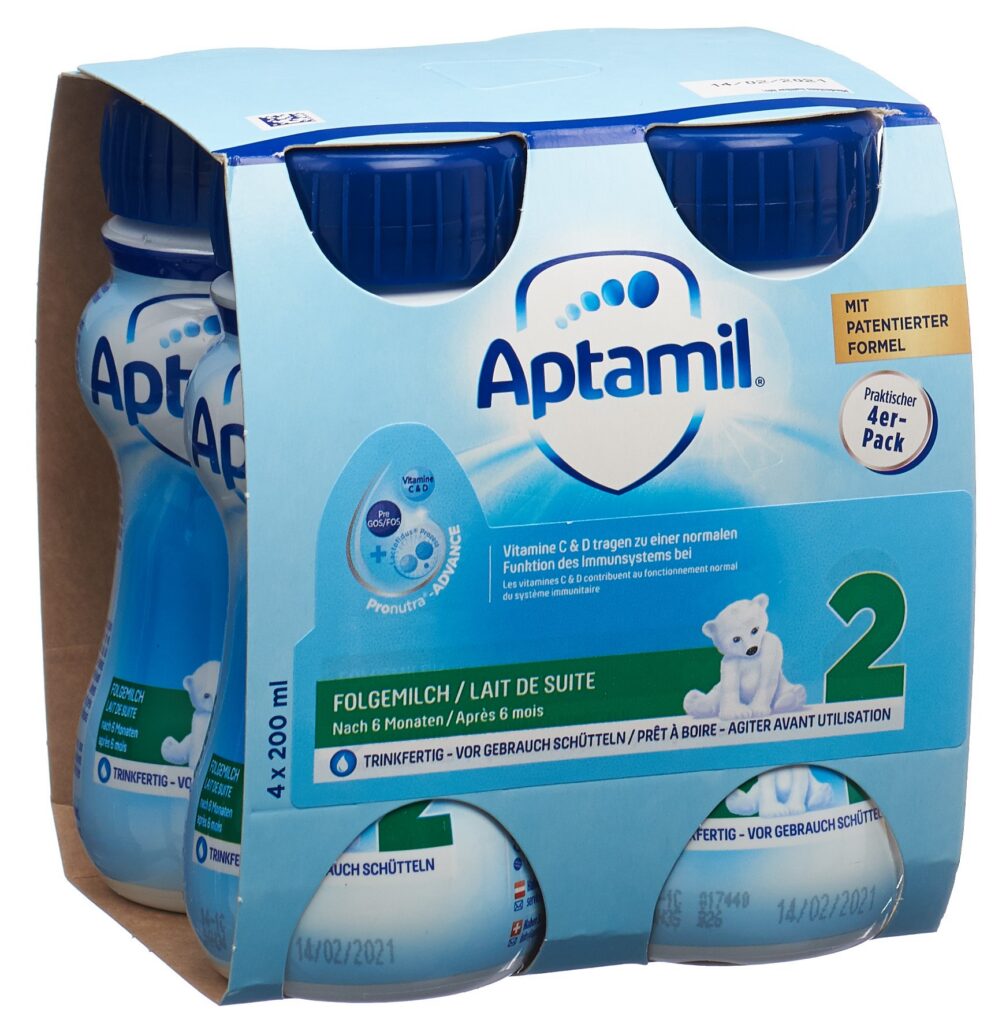 APTAMIL 2 PB DE 4 x 200 ml