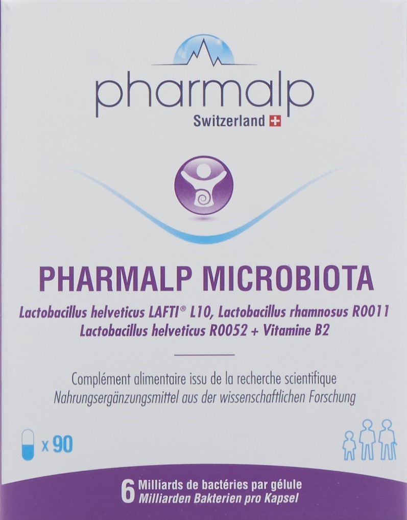PHARMALP MICROBIOTA gélules blist 90 pce