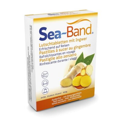 SEA-BAND pastilles à sucer gingembre 24 pce