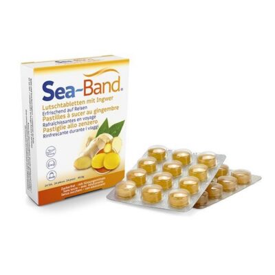 SEA-BAND pastilles à sucer gingembre 24 pce