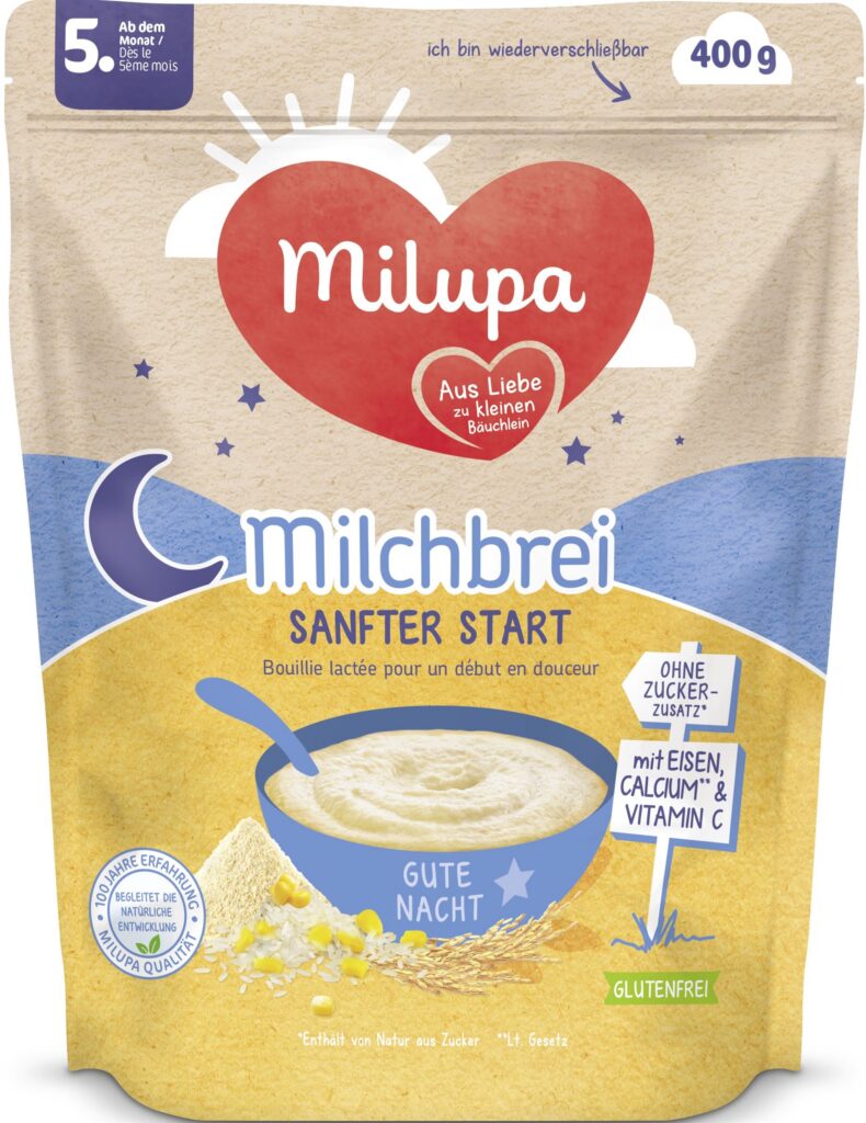 MILUPA bouillie lactée un début douceur 5m+ 400 g