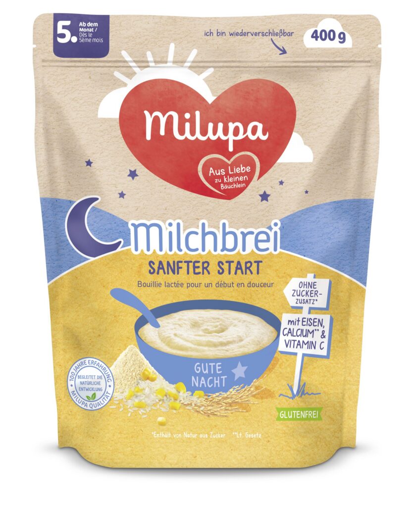 MILUPA bouillie lactée un début douceur 5m+ 400 g