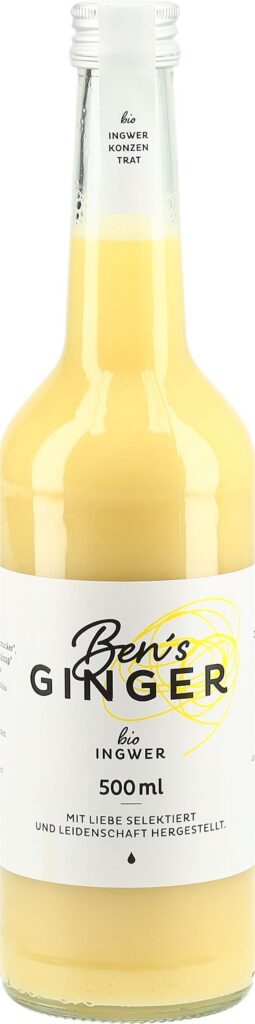 BEN'S GINGER conc gingembre bio fl small 500 ml