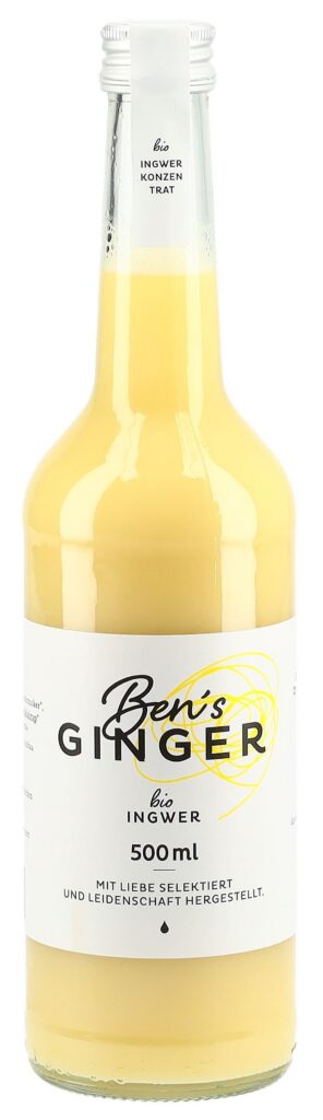 BEN'S GINGER conc gingembre bio fl small 500 ml