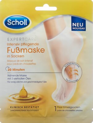SCHOLL masque soin intens pieds comp hui tri 2 pce