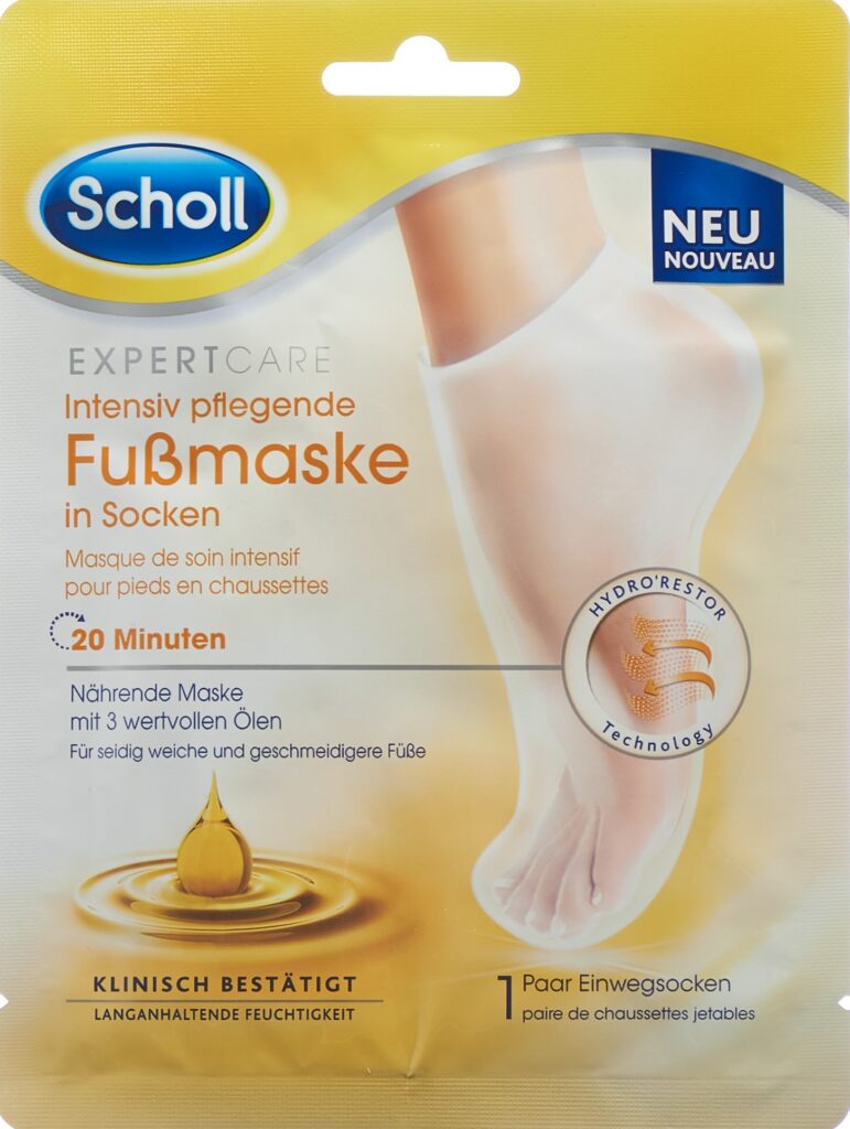 SCHOLL masque soin intens pieds comp hui tri 2 pce