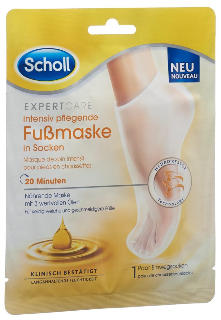SCHOLL masque soin intens pieds comp hui tri 2 pce