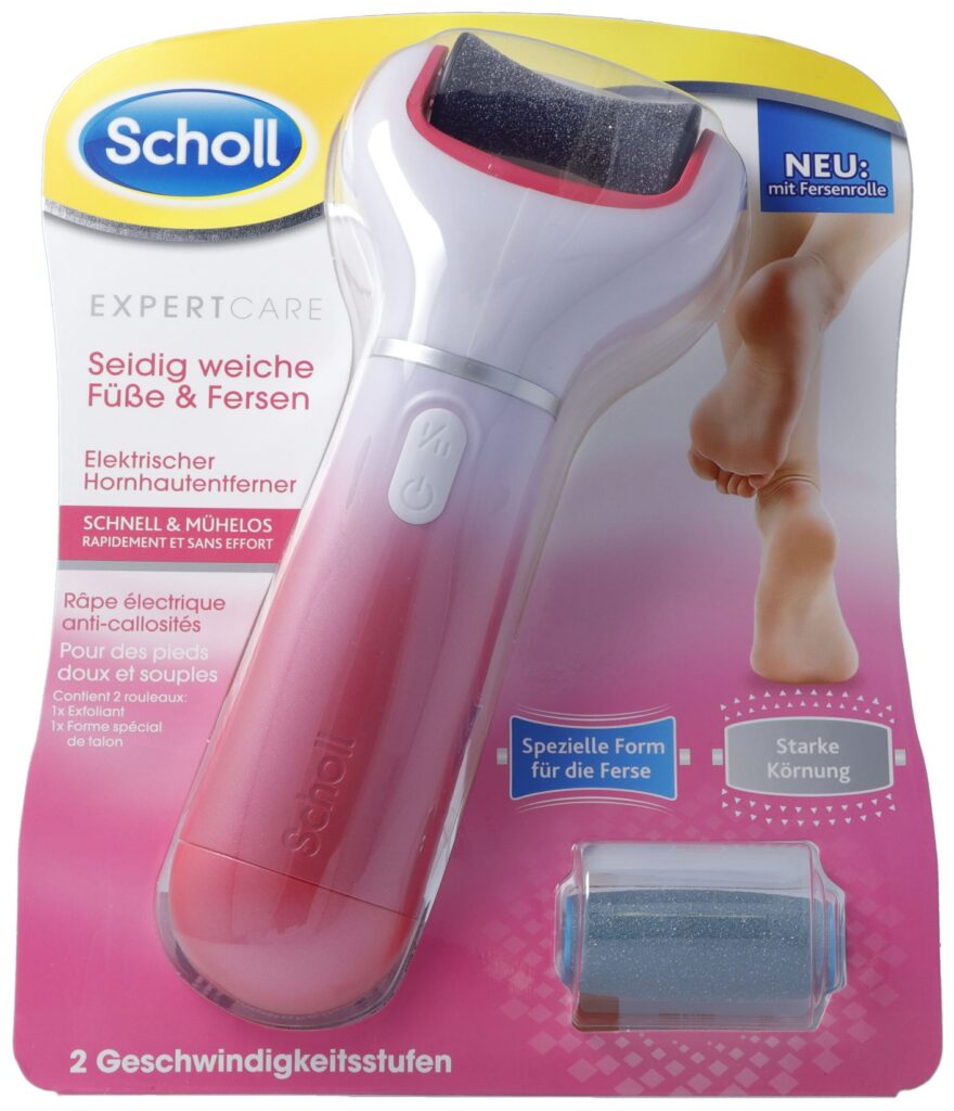 SCHOLL râpe électrique anti-callosités violet