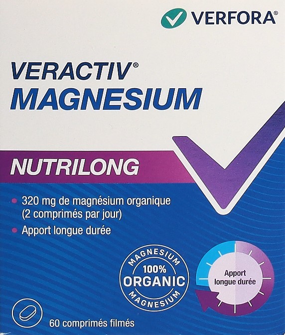 VERACTIV Magnesium Nutrilong cpr 60 pce