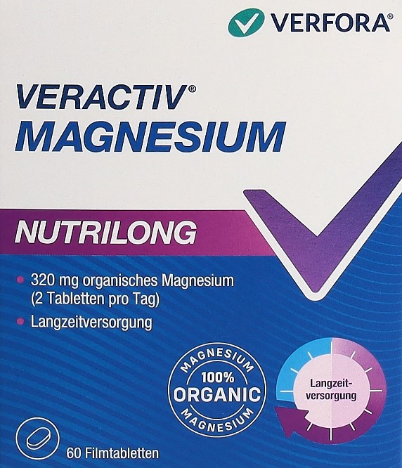 VERACTIV Magnesium Nutrilong cpr 60 pce