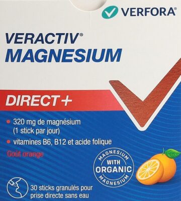 VERACTIV Magnesium Direct+ orange stick 30 pce