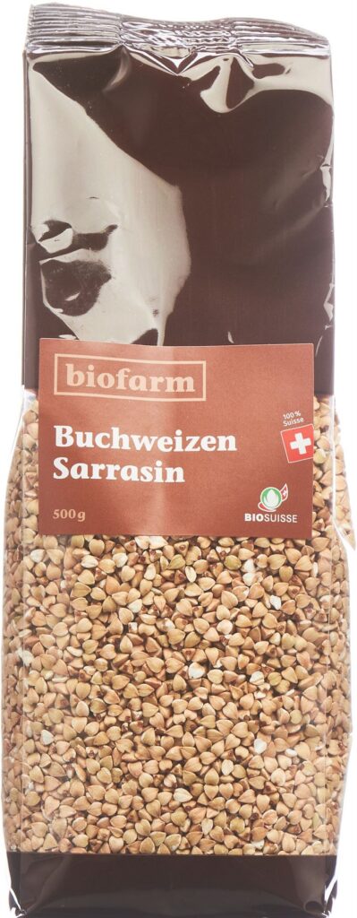 BIOFARM graines de sarrasin bourgeon CH sach 500 g