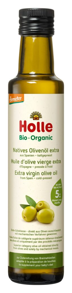 HOLLE huile d'olive pour aliment bébé fl 250 ml