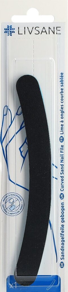 LIVSANE Lime à ongles sablée courbée
