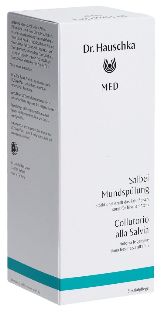 DR. HAUSCHKA MED bain de bouche à la sauge 300 ml