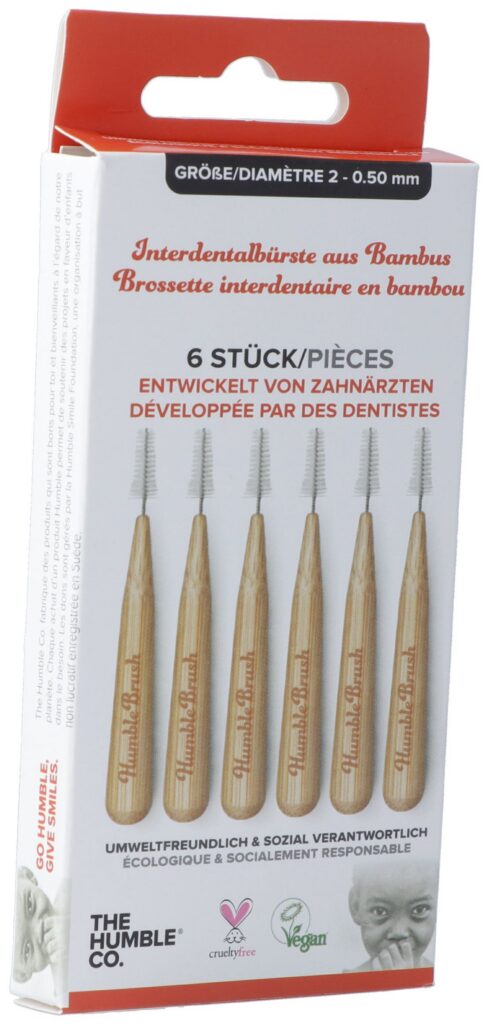 THE HUMBLE brossette interdent bambou 0.5mm 6 pce