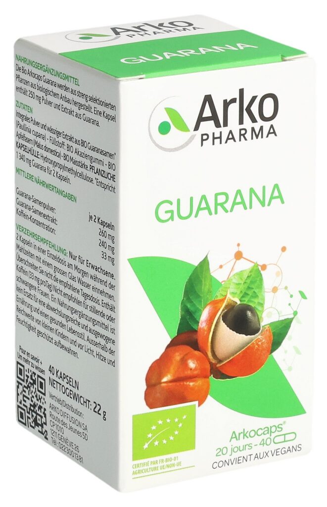 ARKOCAPS guarana caps bio bte 40 pce