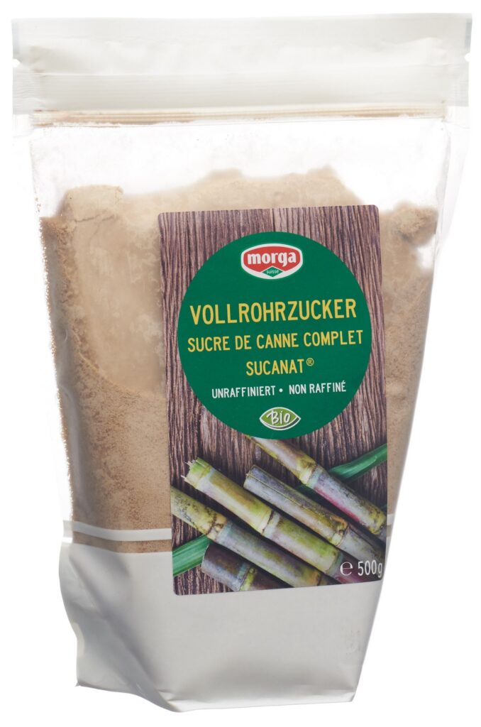 MORGA Sucanat sucre canne bio sach 500 g