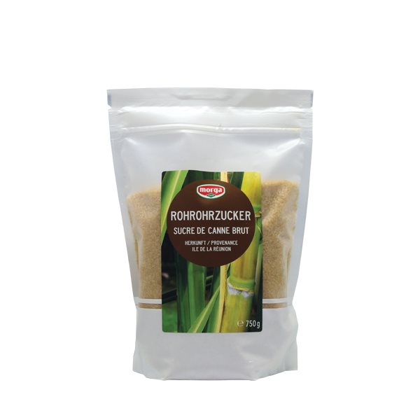 MORGA sucre de canne brut (La Réunion) sach 750 g