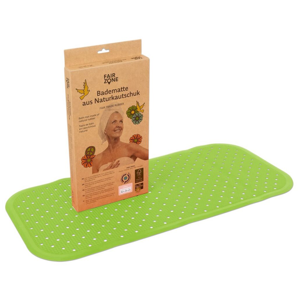 FAIR ZONE Tapis de bain 76x34cm fresh green