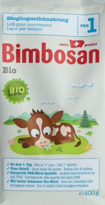 BIMBOSAN Bio 1 nourriss rech sach 400 g