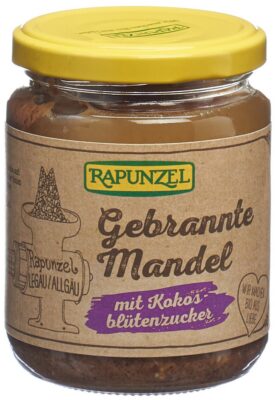 RAPUNZEL crème amandes brûl sucre fleur coco 250 g