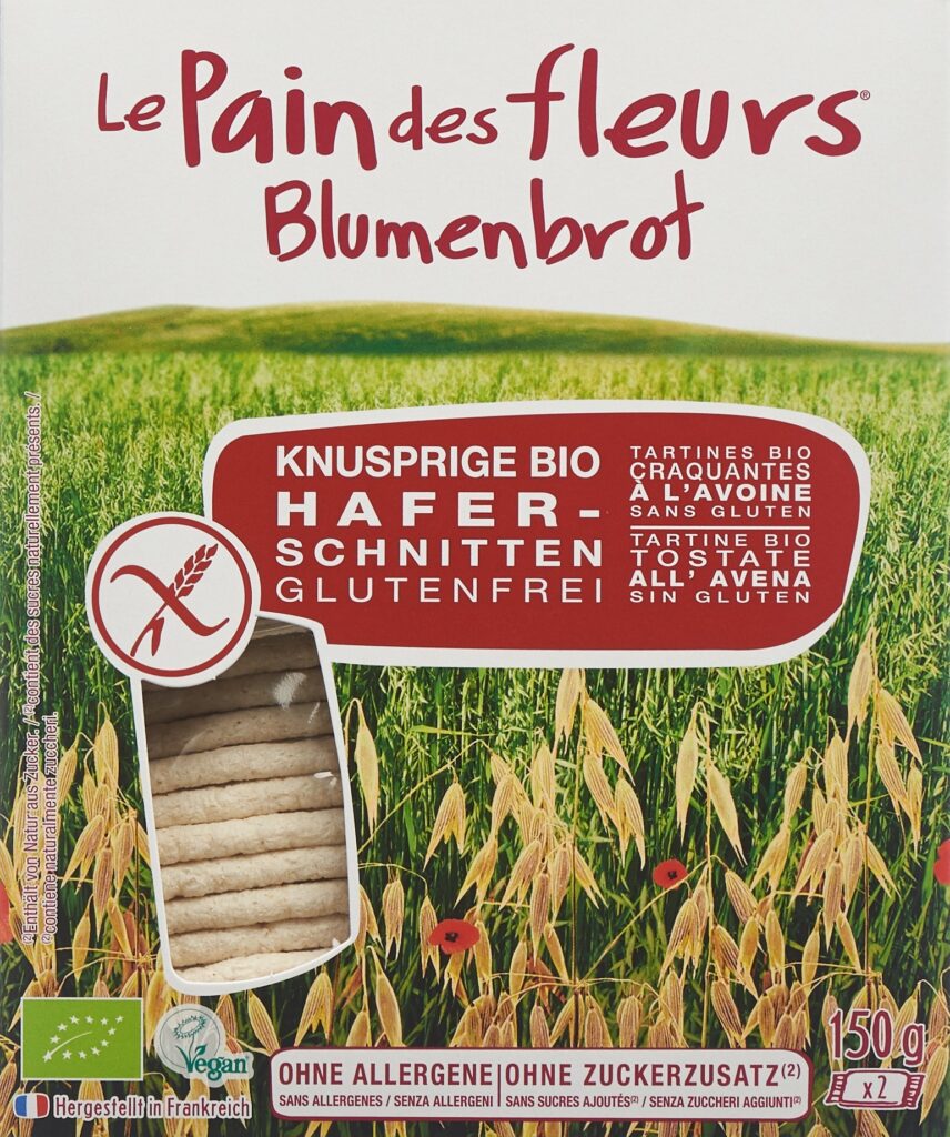 LE PAIN DES FLEURS tartines croq à l'avoine 150 g