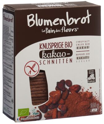 LE PAIN DES FLEURS tartines croq au cacao 160 g