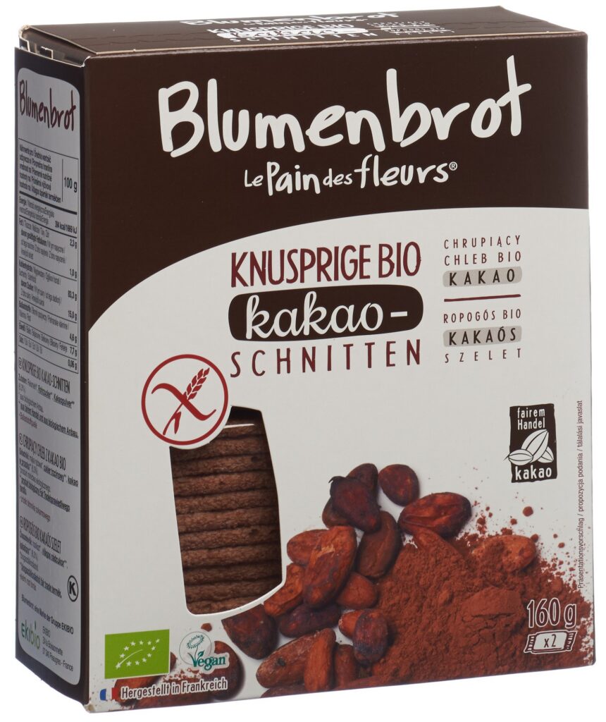 LE PAIN DES FLEURS tartines croq au cacao 160 g