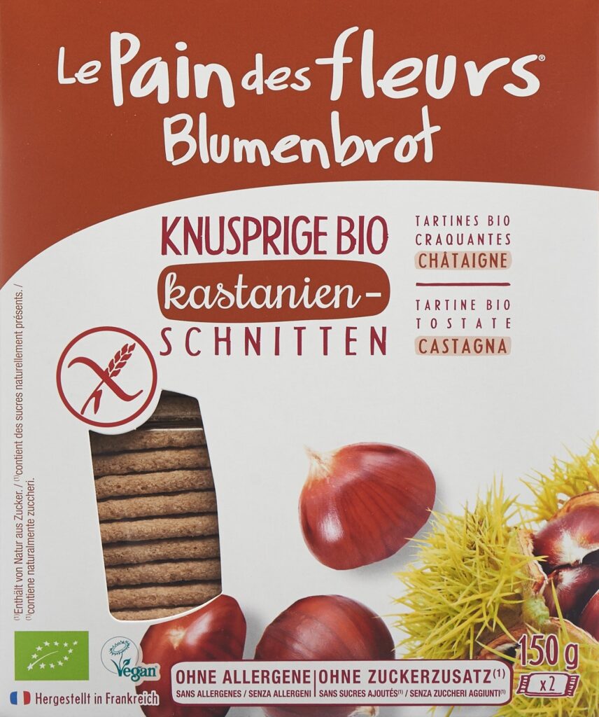 LE PAIN DES FLEURS tart croq chât bio s gl n 150 g
